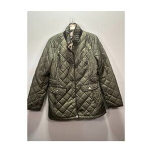 Olive Green Quilted Jacket
